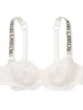 New Victoria's Secret Shine Strap Lace Wicked Balconette Bra in size 34B